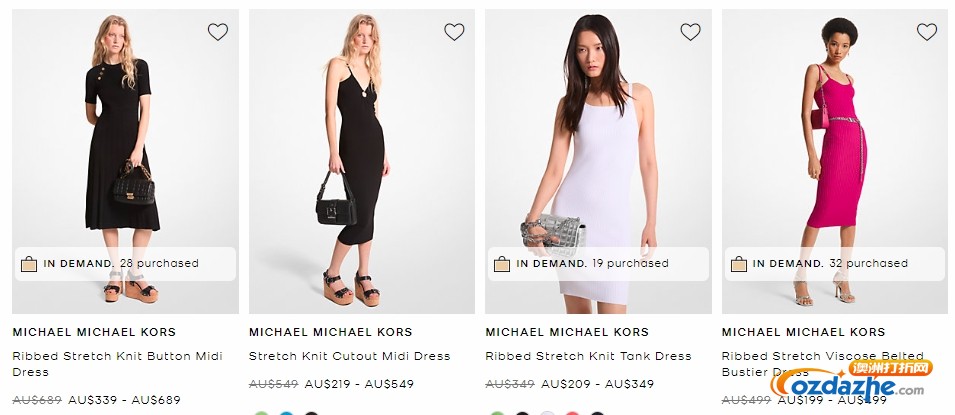 Michael Kors促销：衣服 、包包 、鞋子等最高50%折扣！